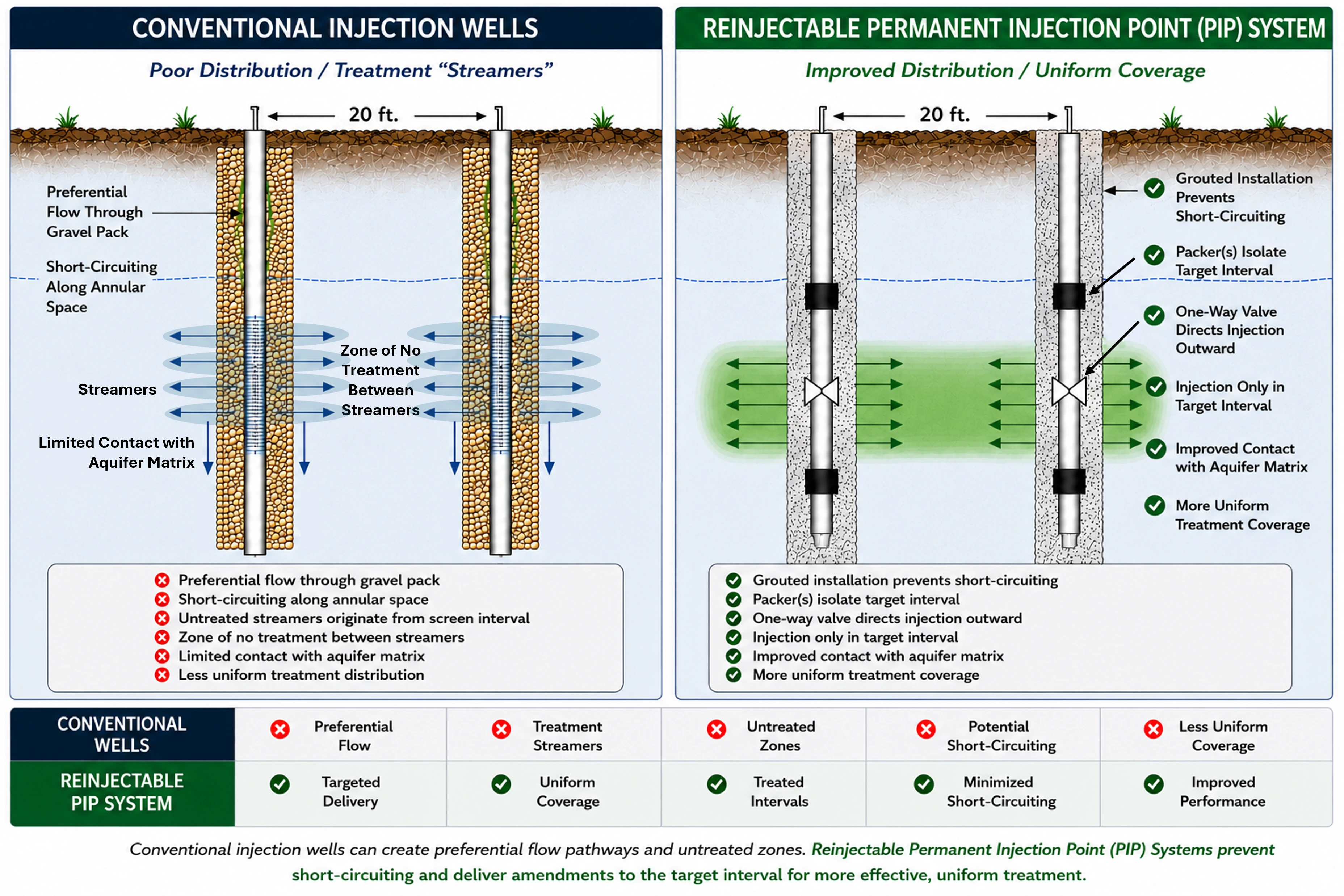 groundwater injection well comparison infographic